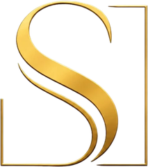 Souza Advocacia — monograma S dourado